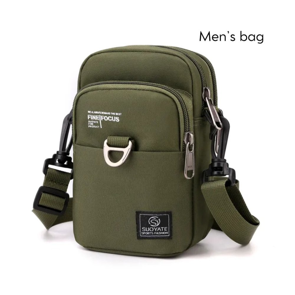 NEW / Men's bag / shoulder-belt-crossbody / ARMY GREEN